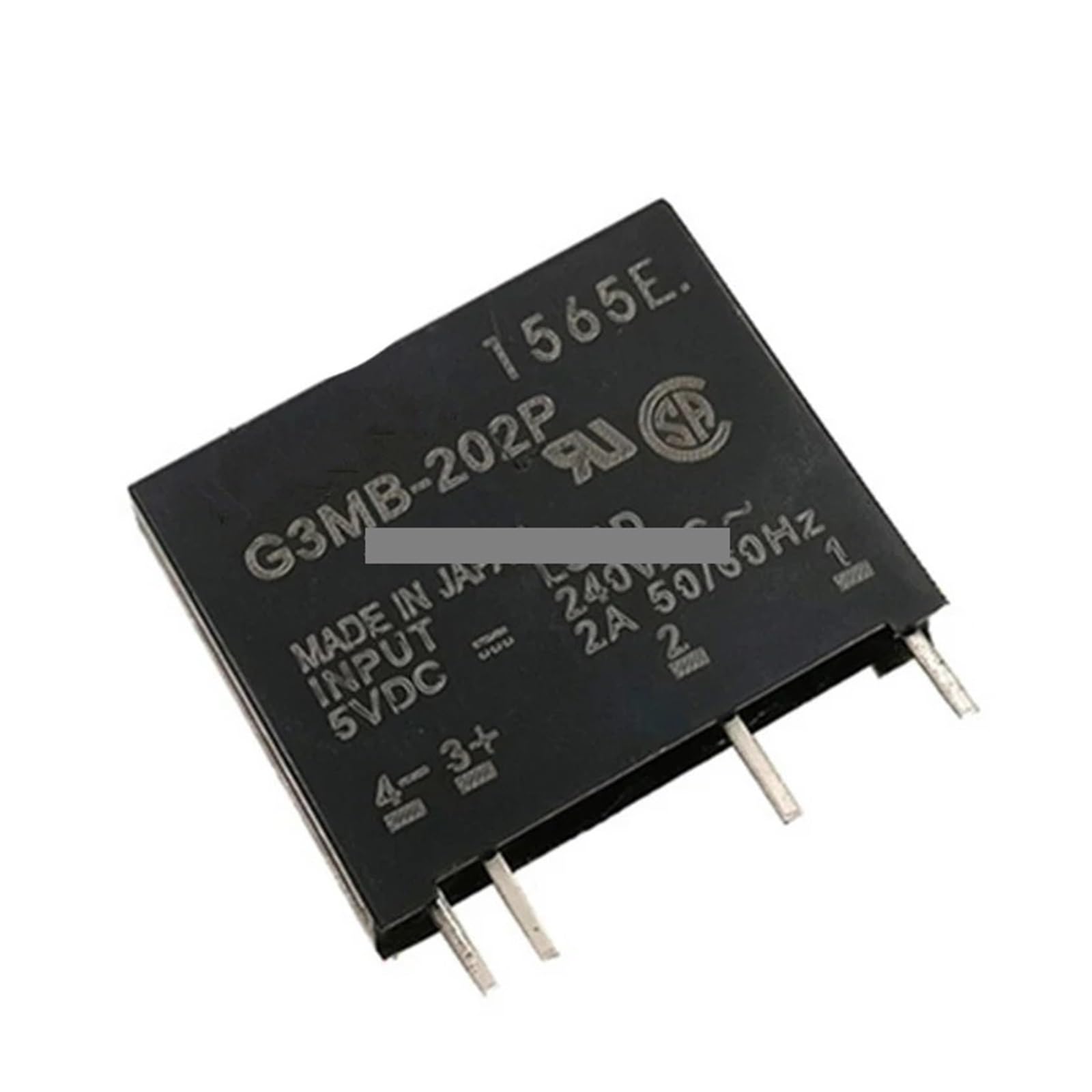 PKNVKZIDK 10pcs relay G3MB-202P-12VDC 3MB-202P DC-AC PCB SSR In 5VDC,12VDC Out 240V AC 2A