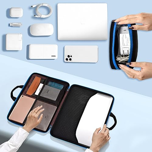Image of HSEOK Laptop Sleeve 13.3 Inch Case Briefcase Compatible with MacBook Pro 14 inch and All Model of 13.3 Inch MacBook Air /Pro, XPS 13, Most Popular 13 inch-13.5 inch Notebooks,B01K06