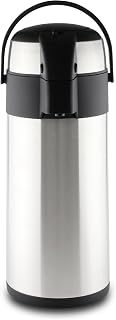 Pioneer Termo de Acero Inoxidable con Bomba de 4,0 l, Termo hermético para Bebidas frías y Calientes, dispensador de Bebidas con Bomba fácil de Usar para Eventos