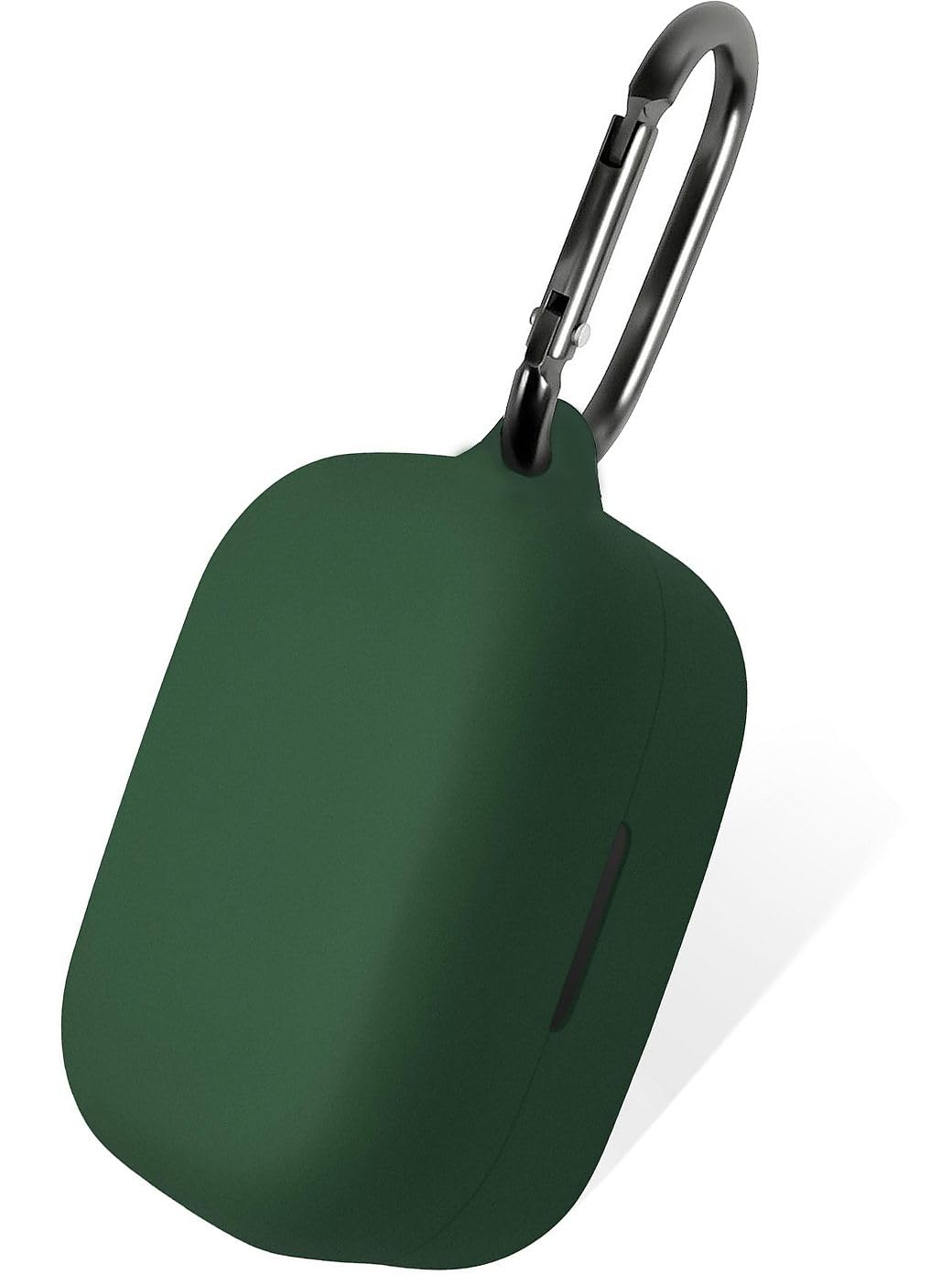 Geiomoo Silicone Case Compatible with Bang Olufsen Beoplay EX, Protective Cover with Carabiner (Emerald Green)