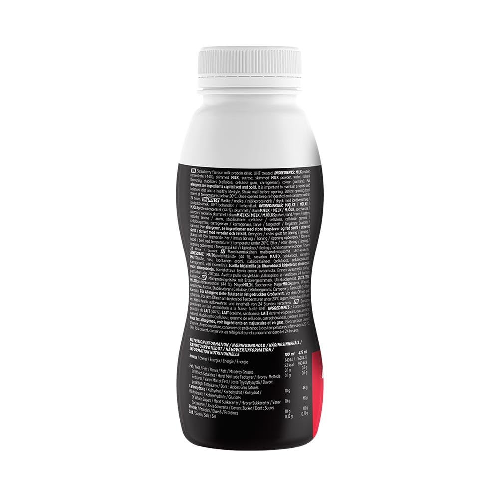 Nutramino - Pack Batido Xl (12x475ml) - Bebidas proteínicas - Batidos cremosos de proteínas - Fresa