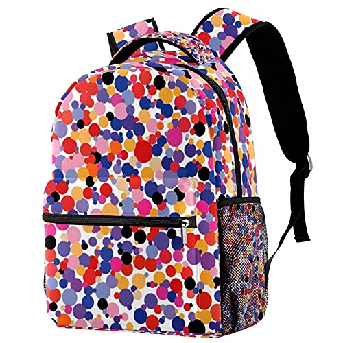 Sac à dos décontracté vintage pour femme multicolore idéal pour le quotidien