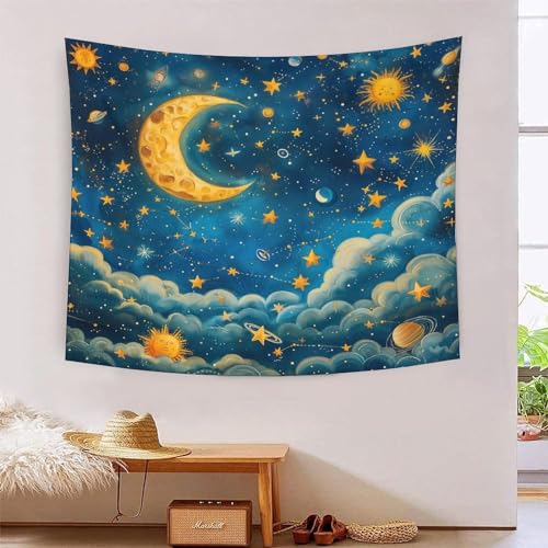 Tapisserie murale ciel étoilé tissu déco pour créer un havre de paix