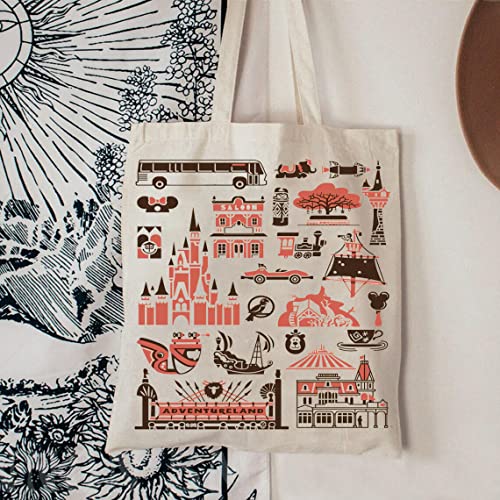 BLUPARK Parks Theme Inspired Tote Bag Magic K Gifts M World Gift M Kingdom Tote Bag Family Vacation Gift4