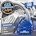 MAX MANUFACTURING Car Wash Wipes with Refreshing Lemon Scent, Pack of 100 Individually Wrapped Wipes, Dashboard Car Accessories Travel Essentials