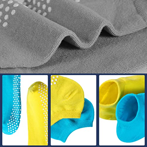 Hercicy 39 Pairs Non Slip Skid Socks with Colorful Non Slip Ankle Socks for Men Women's Sports Yogapilates4