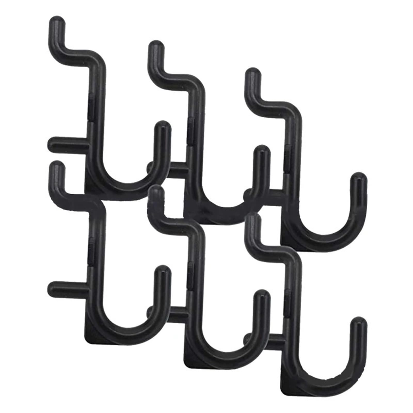 Ganci Per Scaffali Di Negozi 50 pezzi/100 pezzi pannelli forati stile J ganci in plastica resistente a forma di gancio for piolo pannello for pioli organizer for strumenti all'usura(100pcs)