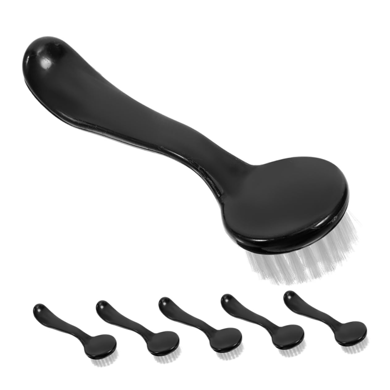 NULYLU 6pc Set Facial Brush Set for Women Gentle Face Cleansing Exfoliating Brush Home Skin Care Tool