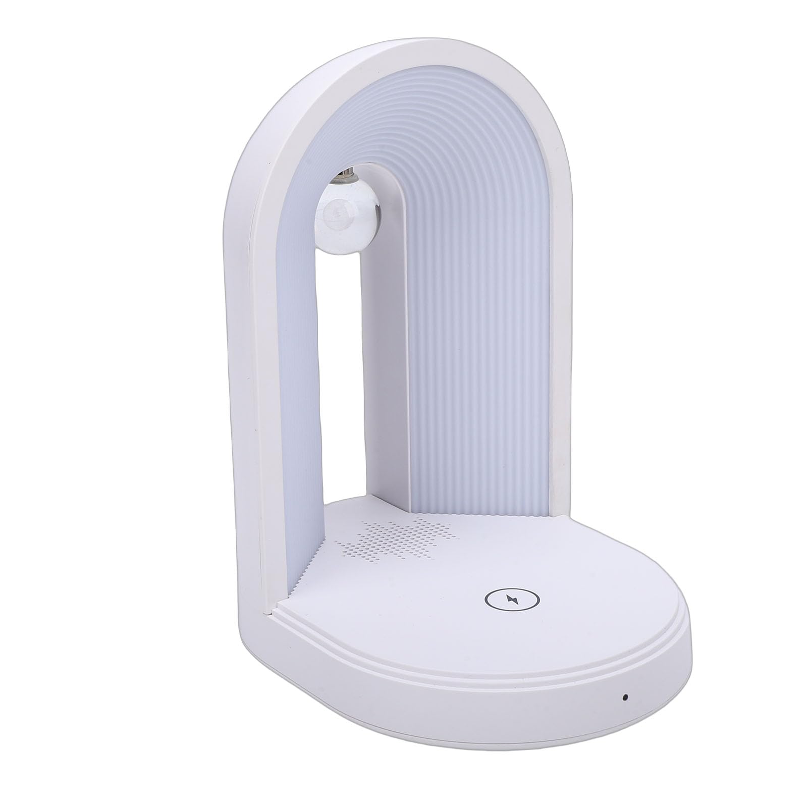 FILFEEL Lampa Stołowa z 3-calowym Głośnikiem i lampką nocną – Sterowana Dotykiem, Przyciemniana Lampka Nocna z Szybkim ładowaniem 15 W i Dźwiękiem Stereo do Sypialni