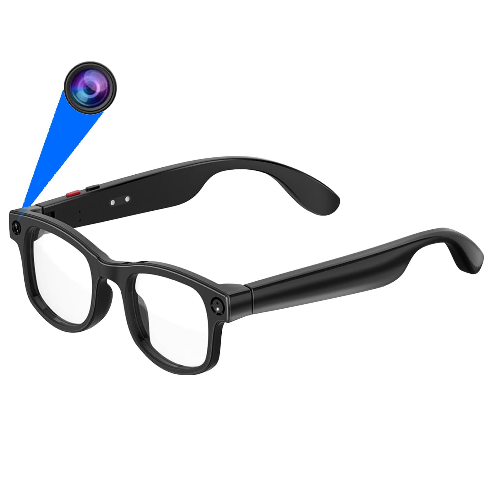 2025 Smart Glasses for Adults - BT 5 3 8MP HD Camera Voice Wake-Up ChatGPT Integration Lightweight 45g