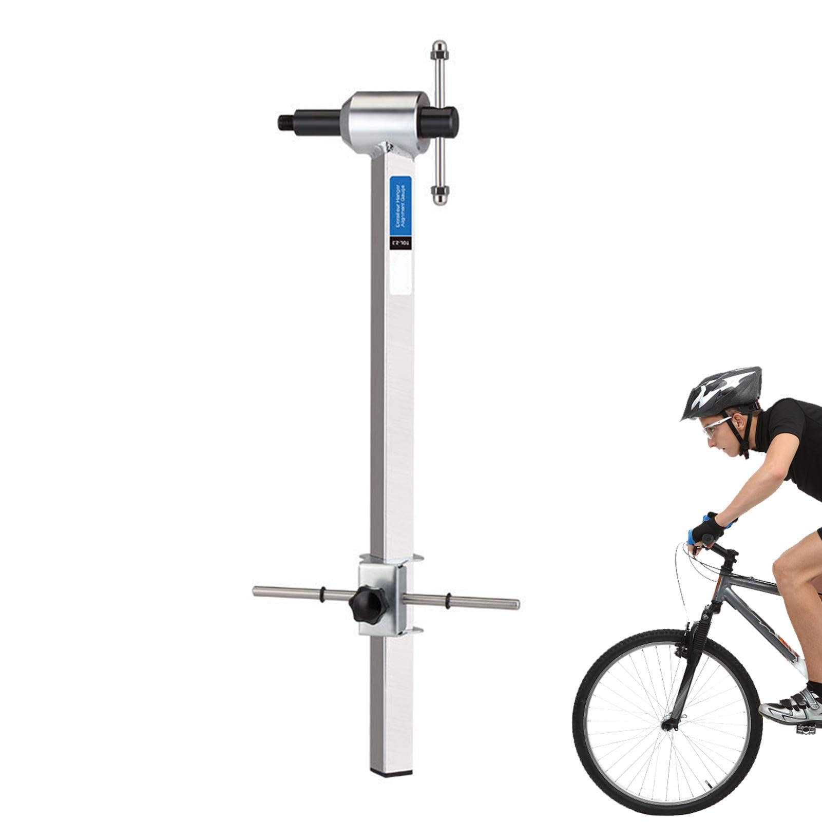 Outil d'alignement de levier de vitesse pour vélo - Outil de réparation en acier inoxydable - Outil de redressement pour jauge d'alignement des yeux de changement de vitesse