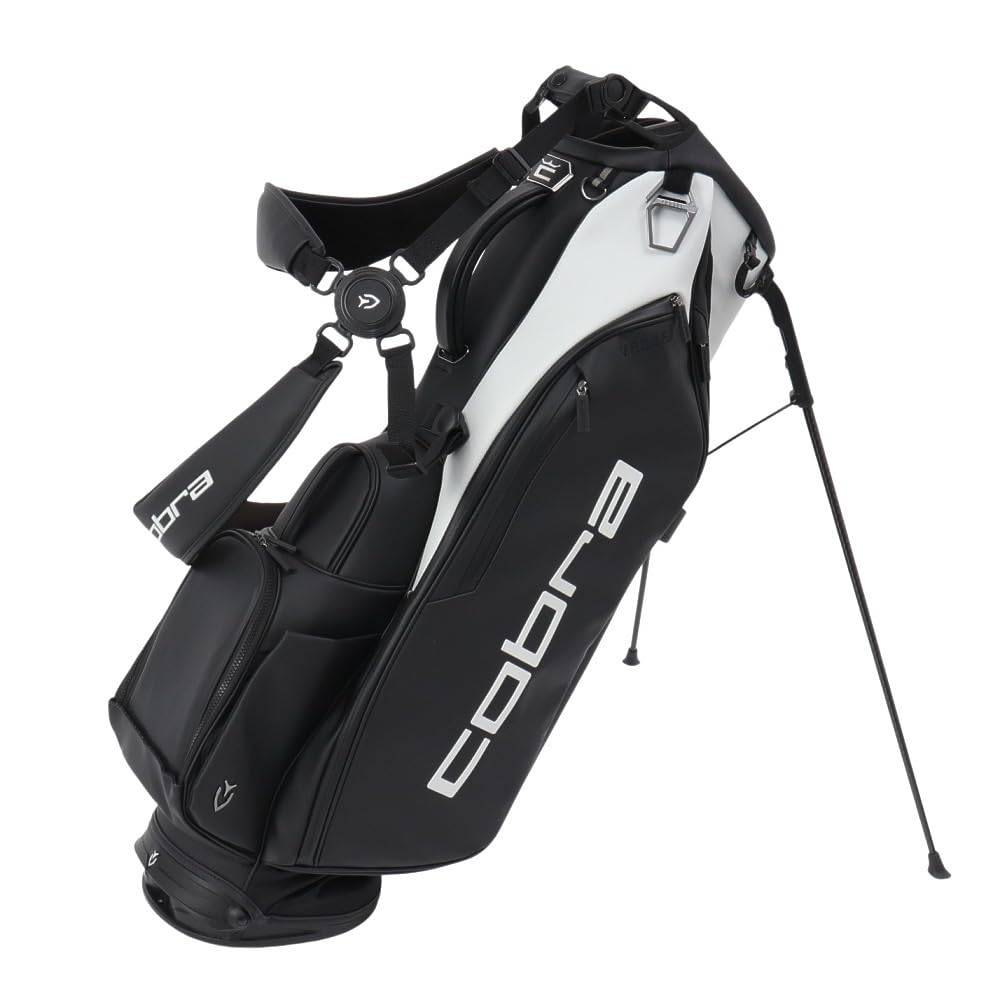 Cobra Vessel ゴルフバッグ ホワイト/ブラック Cobra x Vessel Player Staff Bag - Worldwide Golf Shops