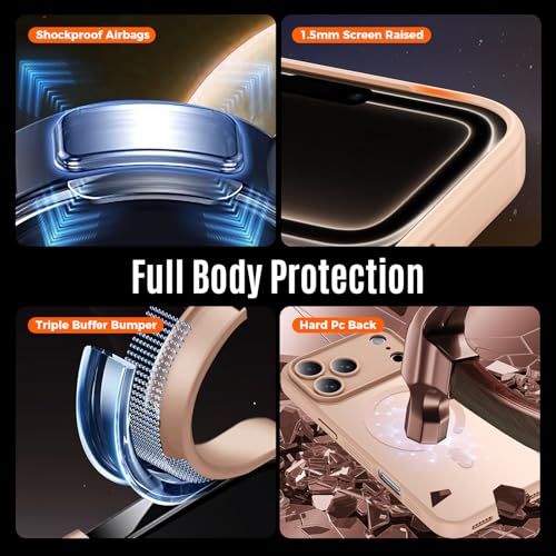Image of Symcele Designed for iPhone 17 Pro Max Case,Light Brown