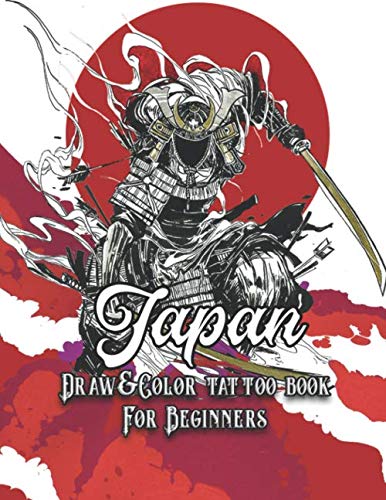 Japan: Draw & Color Tattoo book
