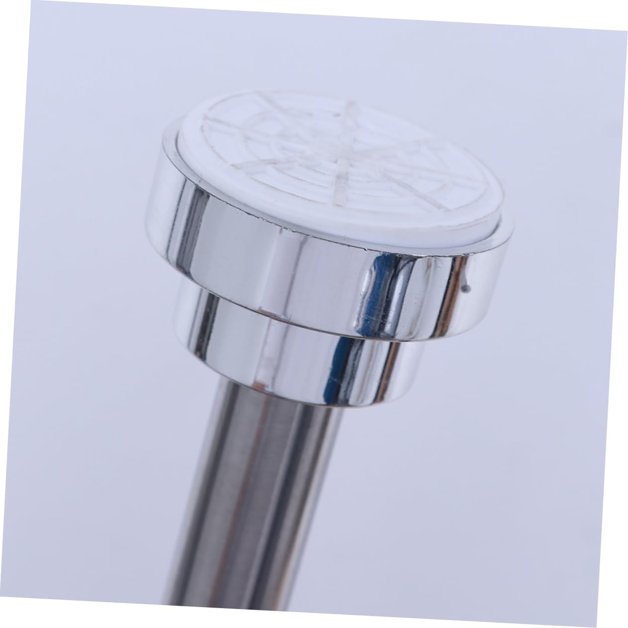 Garneck Telescopic Shower Curtain Rod Needed Silver Extendable Pole Spring Tension Rod Drying Rack Stainless Steel