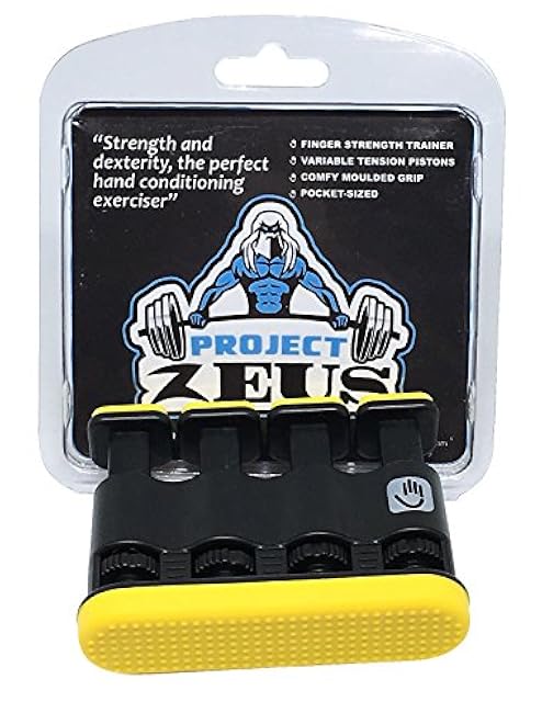 THE FINGER BLITZER - adjustable finger strength trainer and grip exerciser ¨C the ultimate lower resistance hand conditioning rehab and therapy device, practice aid and instrument warm-up tool