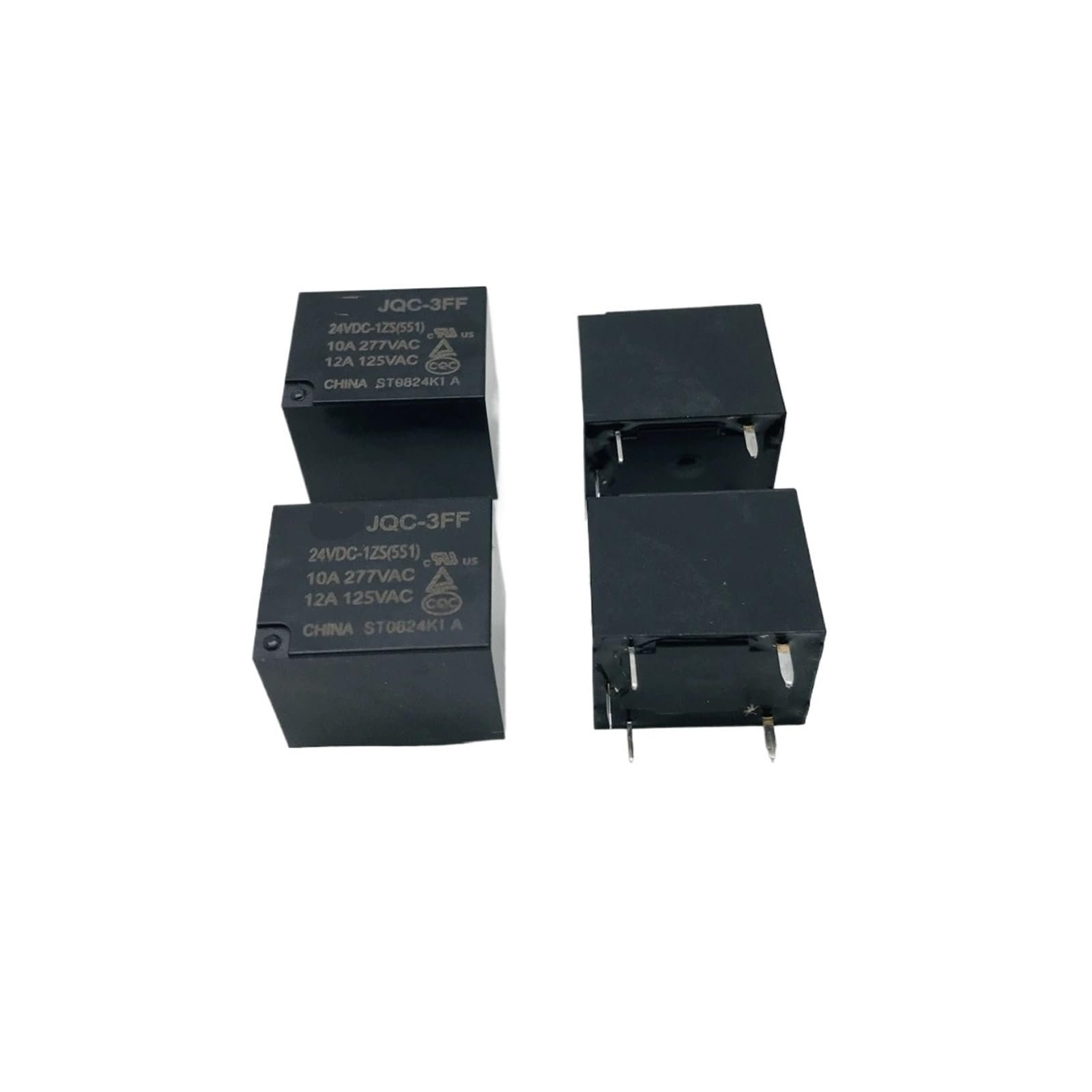 Relais HF3FF-24VDC-1ZS 10A 277VAC inverseur miniature 5-pin
