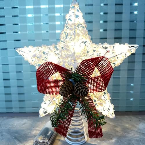 Estrella de Navidad iluminada ideal como adorno de vísperas y fiestas de Año Nuevo 4