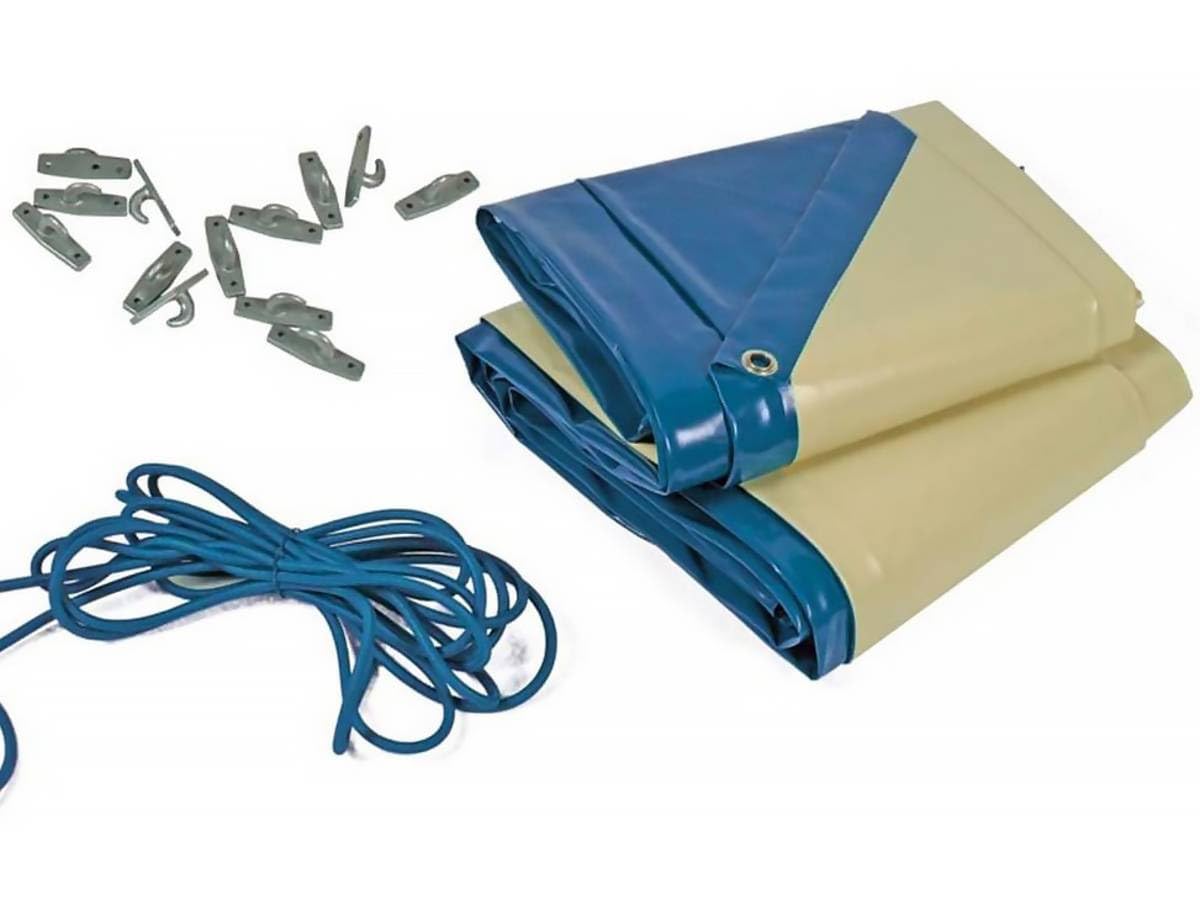 Cobertor 1 de Invierno para Piscina Miami/Bahia - 580 gr/m² - Azul