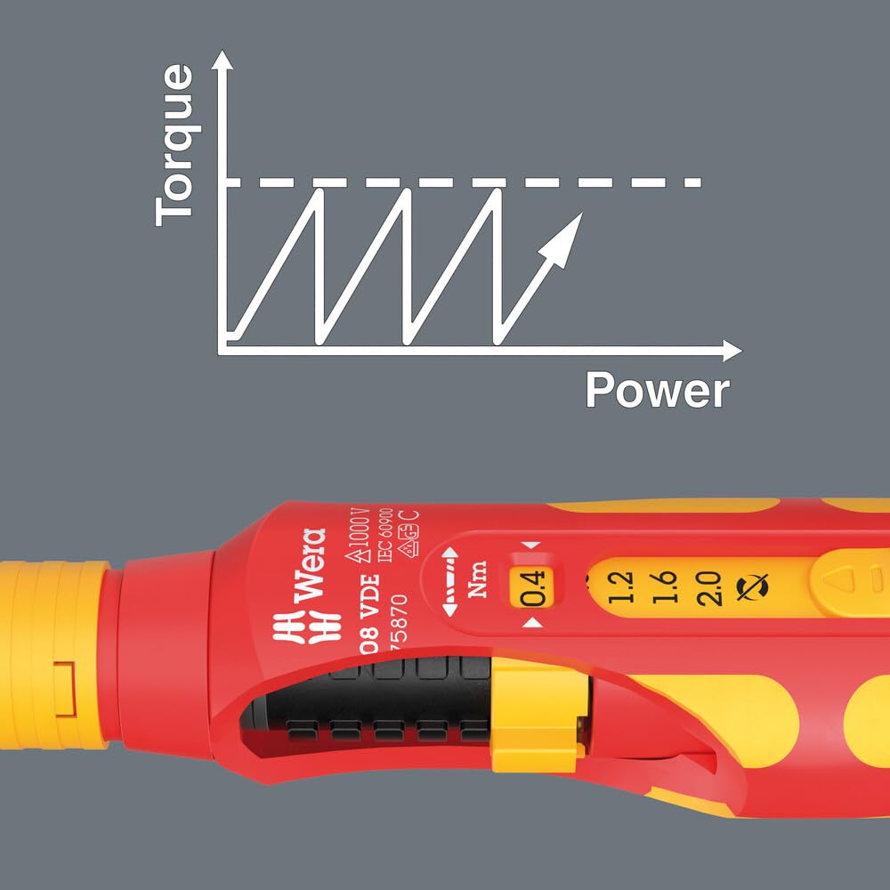 Wera 7508 VDE Kraftform Safe-Torque Speed Impugnatura dinamometrica
