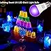 LEMENG LED Black Lights Bulb 9W Blacklight A19(75Watt Equivalent), E26 Medium Base 120V, UVA Level 395-400nm, Glow in The Dark for Blacklights Party, Body Paint, Fluorescent Poster- 3 Pack