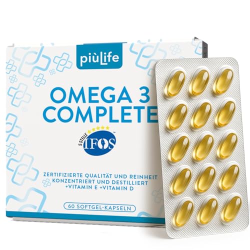 PiùLife Omega 3 Complete 60 Softgel Kapseln