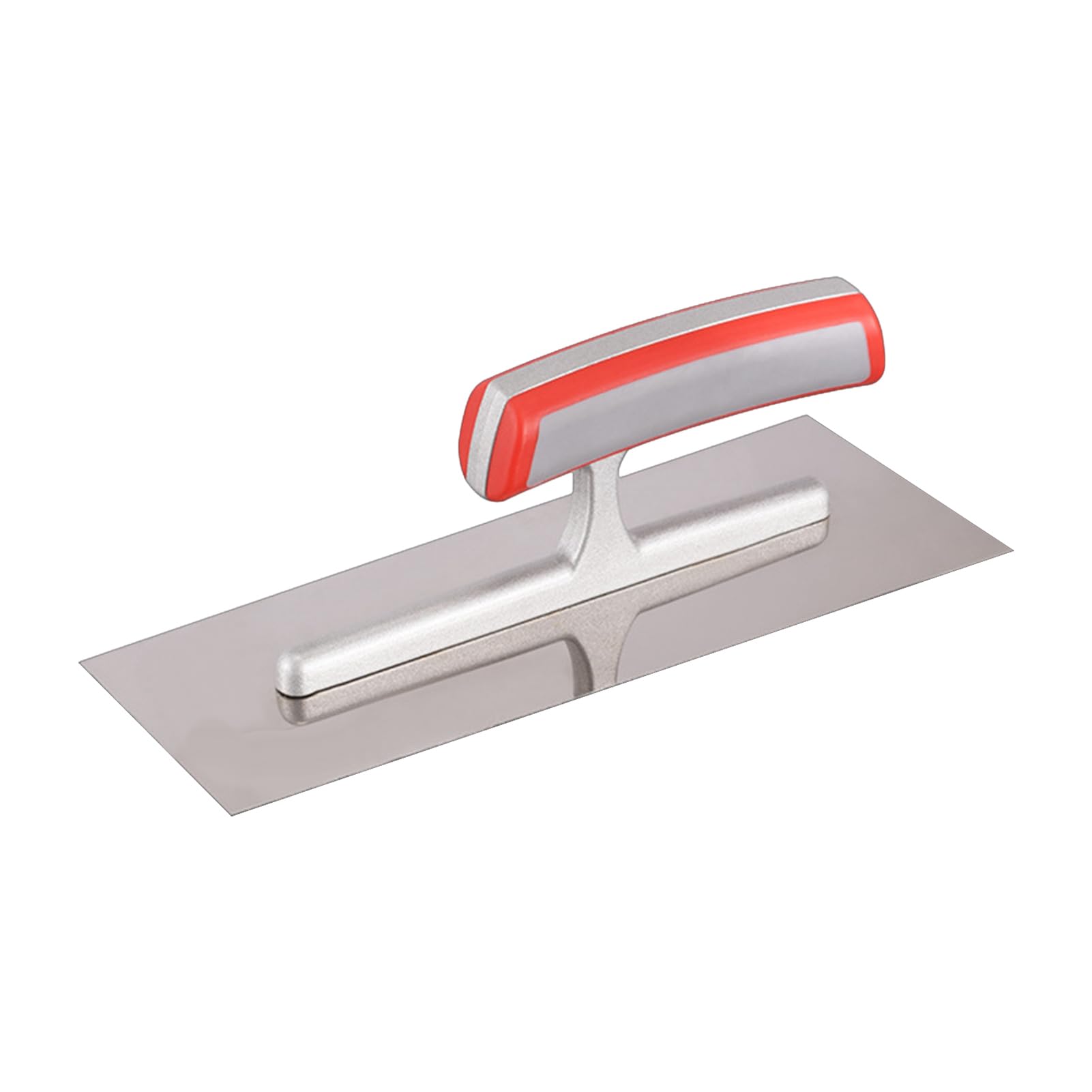 jiyun Plasterers Trowel, Finishing Trowel, Stainless Steel Plastering Hand Tool with Ergonomic Handle, Soft Grip Plastering Trowel, for Sheetrock Wallboard Plasterboard, Tile