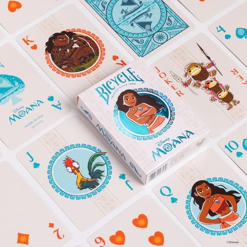 Image of Bicycle Disney Moana Inspired Playing Cards, 1 Deck
