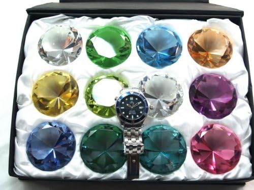 Miniatura 2 de Enorme zafiro ámbar esmeralda cristal diamante conjunto 12 2.362 in