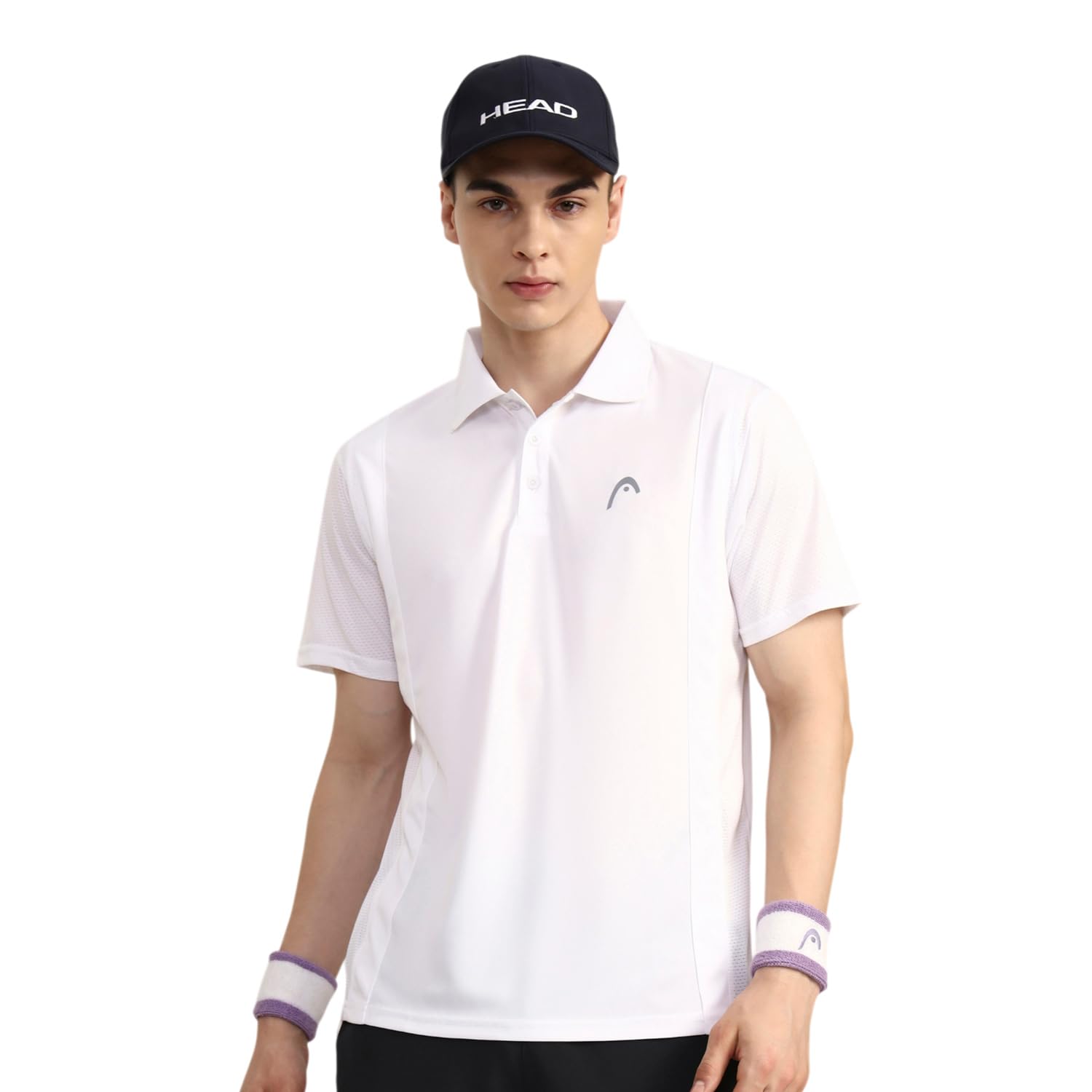 HCD-413 Polo Tennis T-Shirt for Mens, Colour - White-image-5