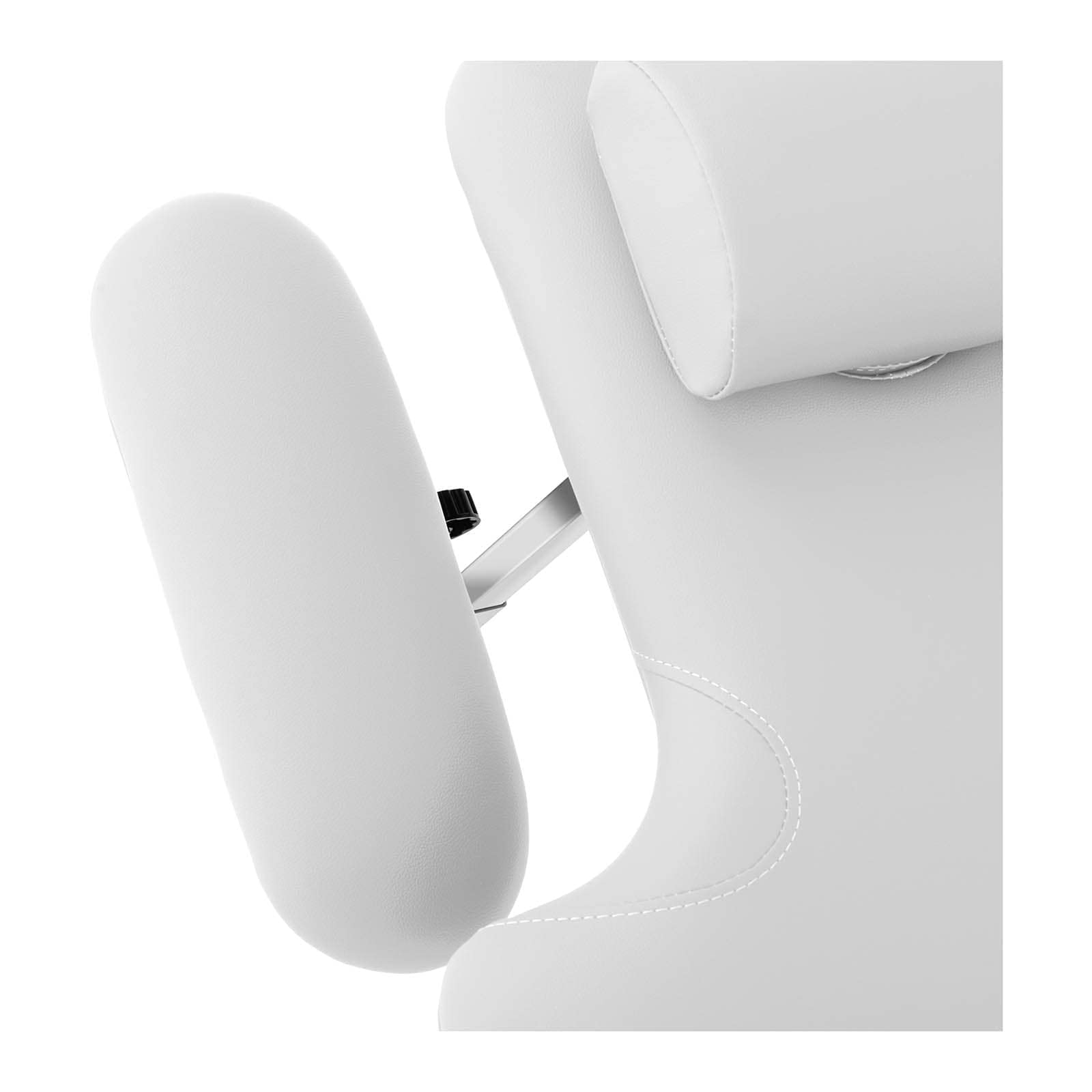 Physa Camilla de Masaje Cama Physa Nantes White_PH (Estructura: Acero con Recubrimiento en Polvo, Tapicería: Piel sintética (Poliuretano), Altura: 620-840 mm)