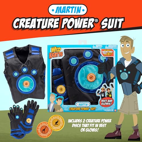 Disfraz Wild Kratts Creature Power Martin Talla Large 6-8X miniatura 2