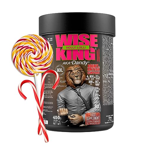 ZOOMAD LABS - Wise King II, 23 Multivitaminas y Minerales, Efecto Antioxidante, Especial para Articulaciones, Suplemento para Deportistas en Polvo - 390 gr, Varios Sabores (Piruleta)