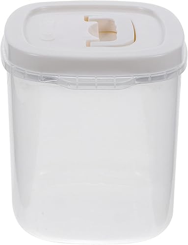 BESTonZON Contenedor de almacenamiento de arroz con tapa recipientes de cereales recipiente hermético para almacenamiento de alimentos para cereales