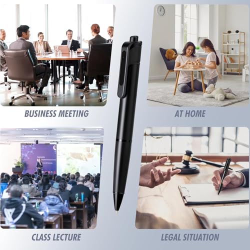 Image of DEATTI 1080P Body Camera Pen [Upgraded 2024] - Body Cam with HD Video or Picture Taking, SD Card Storage, and Manual Control for Privacy Compliance (DECM9)