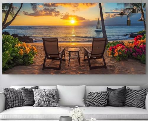 Broderie kit complet 50x100cm anti-stress pour réussir facilement votre premier diamond painting