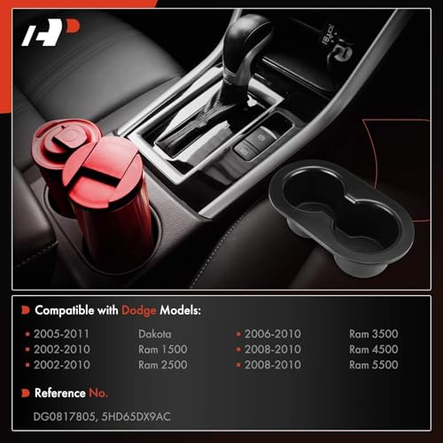 Portavasos trasero doble compatible Dodge y Ram miniatura 2