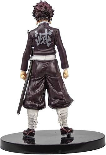Miniatura 3 de Kamado Tanjiro Figura de Demon Anime Training Outfit Design Figurine Statua Toy 6 pulgadas Coleccionable Escritorio