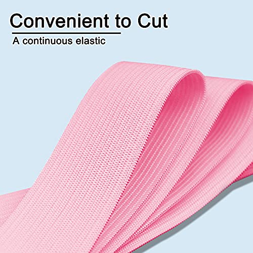 Elastic Bands For Sewing 1 Inch, Hengiee Braided Elastic For Wigs, Waistband, Skirt, Pants, Headband, Bed Sheets, Kids Clothes, Craft Diy Projects(Purple, 12 Yard） #TOP4