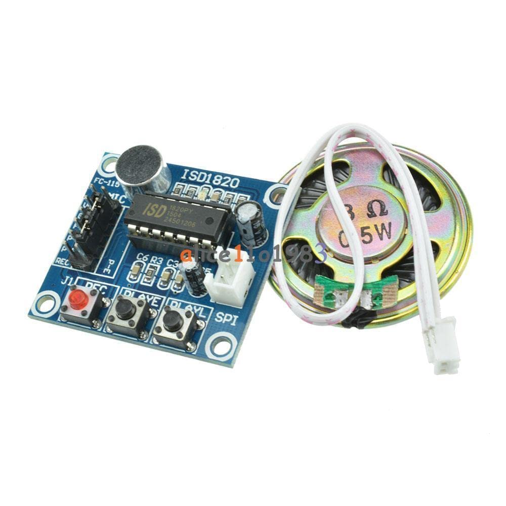 merishopp® isd1820 sound voice recording playback module with mic audio + loudspeaker|business & industrial | electrical & test equipment | electronic components |1 piece of module