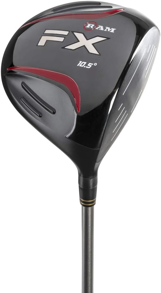 Ram Golf FX 460cc Pure Titanium Driver Right Hand with Graphite Shaft, Including Headcover