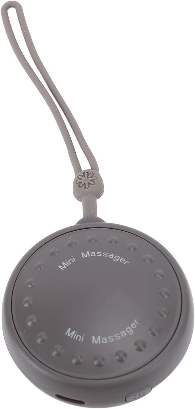 Portable Handheld Anxiety and Stress Relief Vibrating Toy with Auto Timer, 265 Color Lights – Ideal for Stress and Anxiety Relief (Gray)