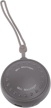 Portable Handheld Anxiety and Stress Relief Vibrating Toy with Auto Timer, 265 Color Lights - Ideal for Stress and Anxiety Relief Gray
