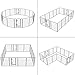 Yaheetech Dog Playpen Outdoor, 40 inch 16 Panels Dog Pen Indoor Heavy Duty Puppy Exercise Pen Metal Pet Fence for RV Camping/Yard/Garden