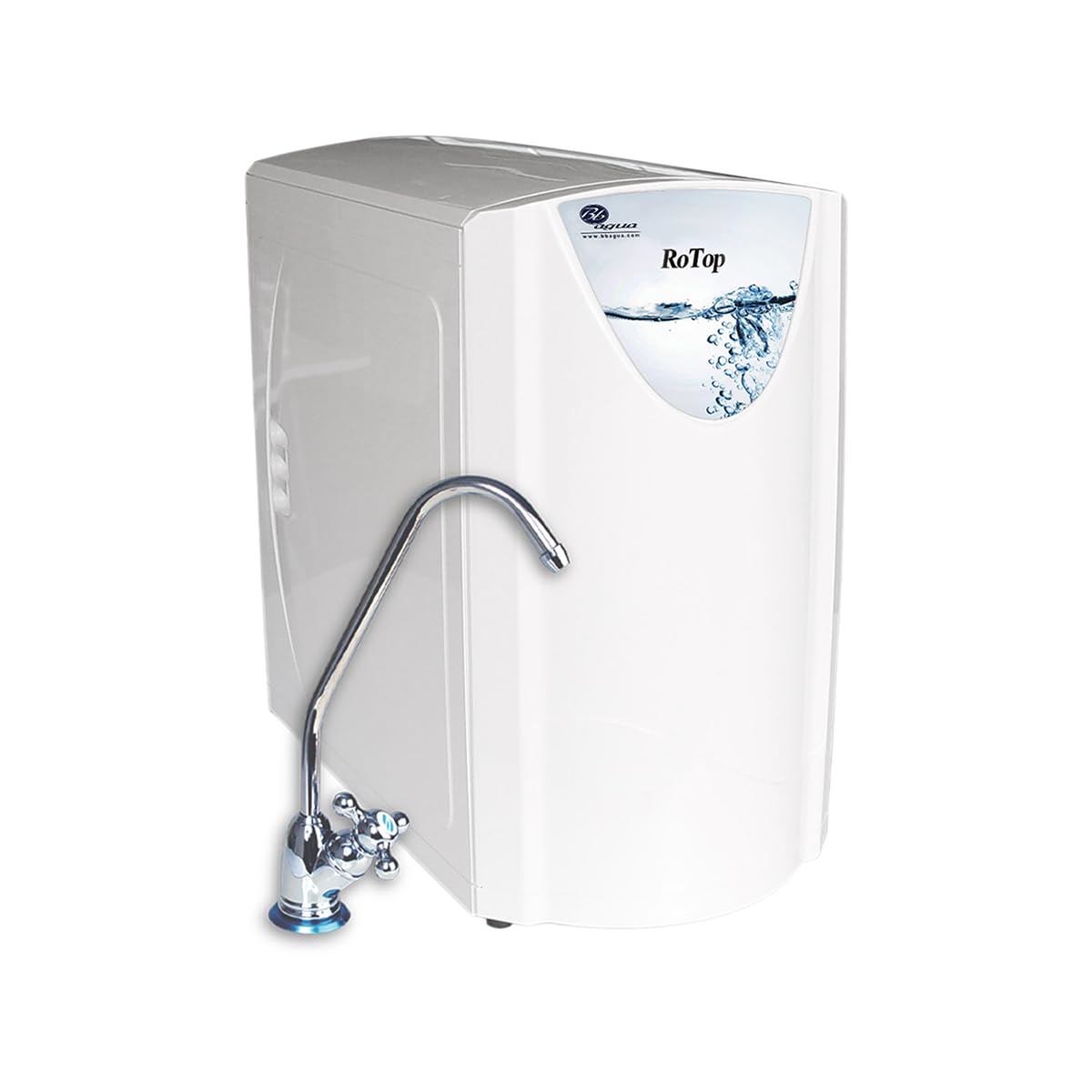 RoTop. Equipo de Osmósis Inversa Doméstica Compacta 5 Etapas con filtros estandar. Fácil Instalación bajo encimera y Sustitución. Bajo rechazo. Bbagua.