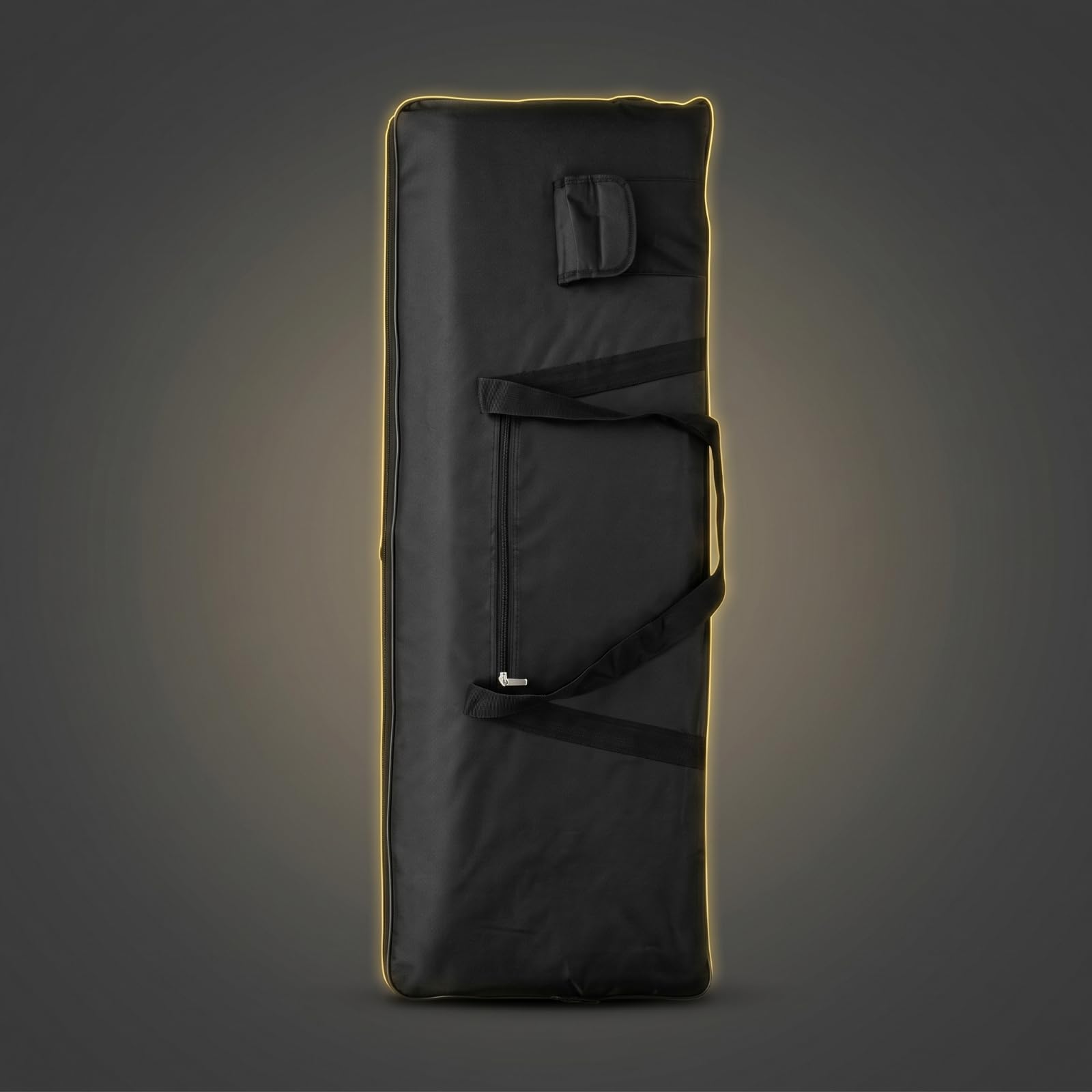 Funda Teclado con Bolsillos Impermeable Estuche Reforzada Bolsa para Tecladistas, Músicos, Viajes, Ensayos, 76 Teclas