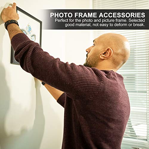 Image of 150pcs Photo Frame Backing Clips Fixing Buckles for Backboard Frame Accessories for Artwork and Photos Easy to Install and