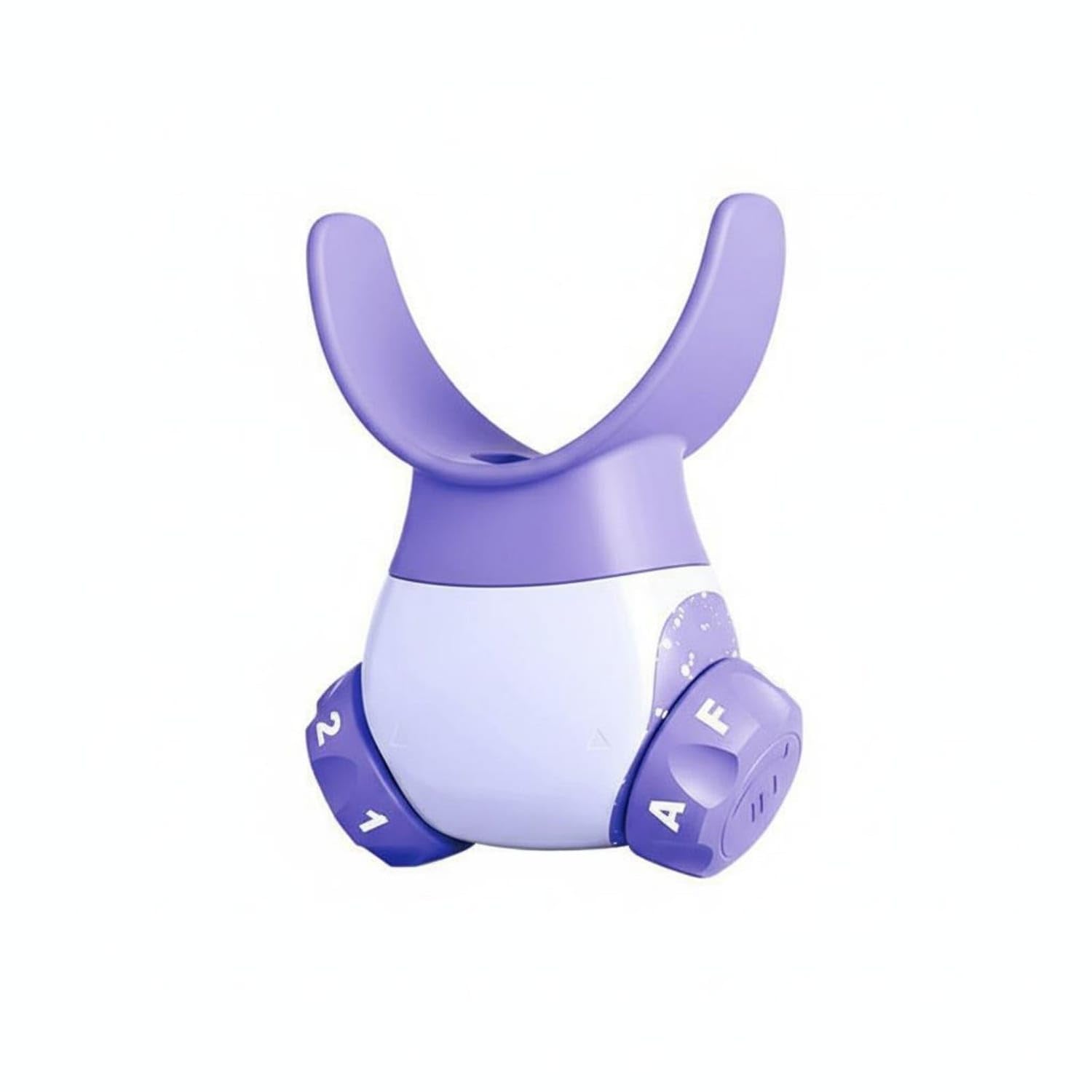 Soft Silicone Mouthpiece Respiratory Muscle Device Easy to Clean Adjustable Resistance Breathing Device Adjustable Lung Exerciser for Athletes, Singers, Mindfulness Practice, Purple-image-7
