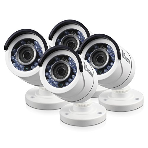 Swann SWPRO-T853CAM White 1080p Bullet Camera PRO-T853 - 1080P Multi-Purpose Day/Night Security Camera 4 Pack Bundle