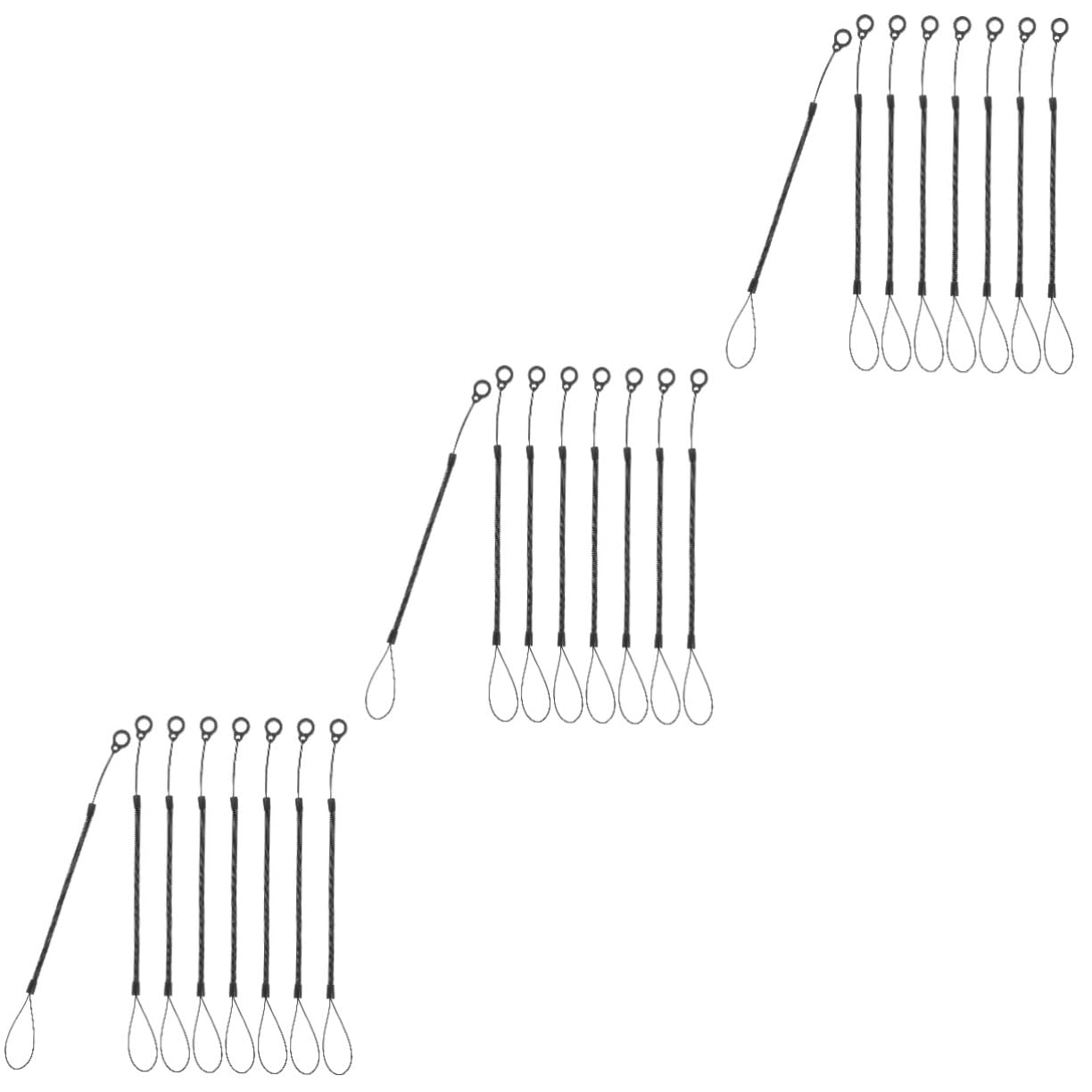 OFFSCH 3sets Hanging Lanyard for Pen Stylus Pen Lanyard Retractable Rope 8pcs*3